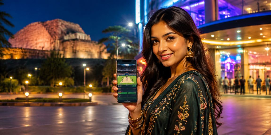 নিয়ন আলোয় ক্যাসিনো গেম ফোকাস ইমেজ